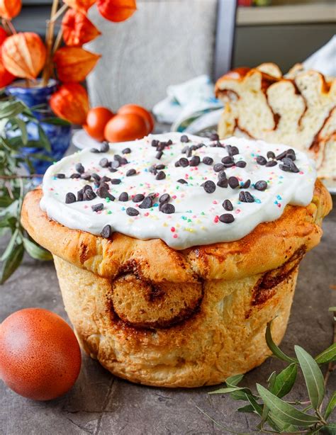 Рецепт кулича "синнабон" с фото пошагово на Вкусном Блоге