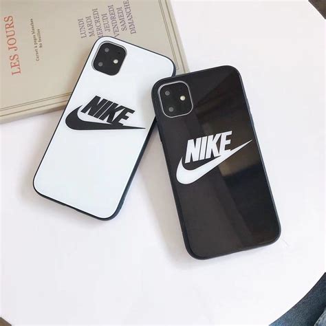 Nike Style Tempered Glass Designer Iphone Case For Iphone 11 Pro Max X