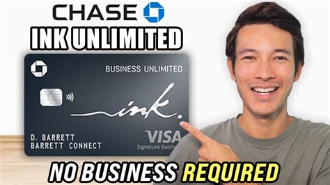 Chase Ink Business Unlimited Approval Without A Business Youtube