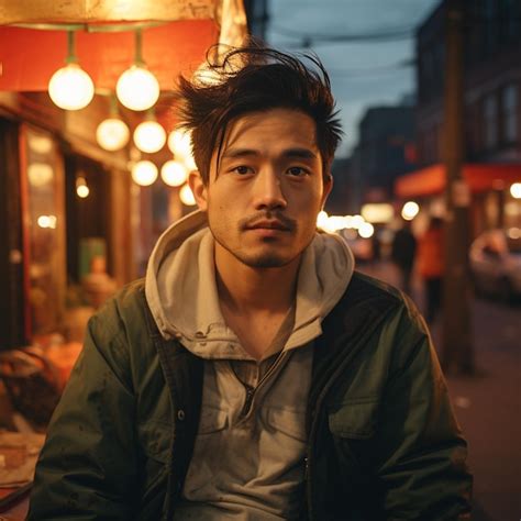 Premium Ai Image A Beautiful Photograph Of An Asian Hipster Brooklyn Ny