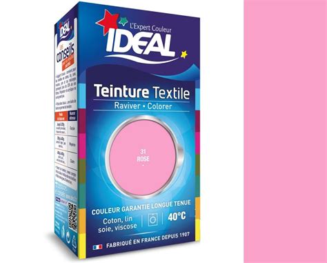 Teinture Avec Fixateur Rose Tissu V Tement Textile Coton Lin Vis