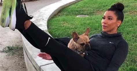 Jeanette Jenkins's Instagram Workout With Her Puppy | POPSUGAR Fitness