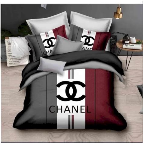 Chanel 3 Colors Bedding Set - Peto Rugs