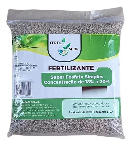 Fertilizante Super Fosfato Simples Kg Adubo Parcelamento Sem Juros