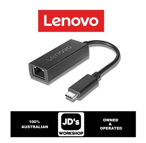 Genuine Lenovo USB-C to RJ45 Ethernet Adapter Extension LAN Dongle ...