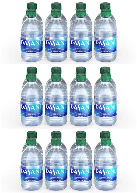 Dasani Purified Water Bottles 12 Fl Oz 24 Pack