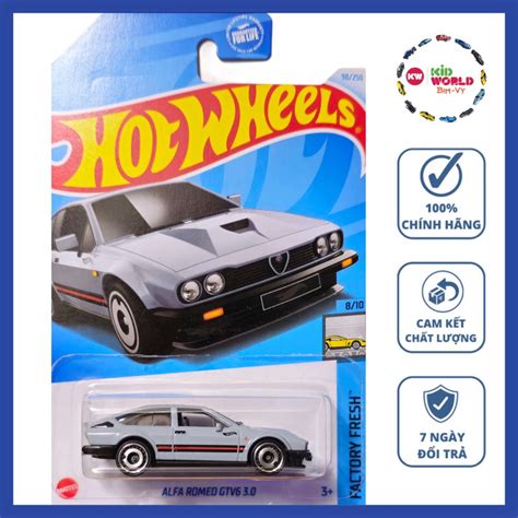 Xe mô hình Hot Wheels basic ALFA Romeo GTV6 3 0 HTC53 Shopee Việt Nam