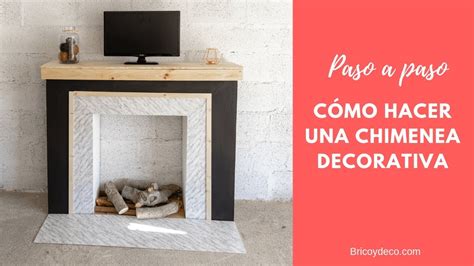 C Mo Hacer Una Chimenea Decorativa De Madera Bricolaje F Cil Y R Pido