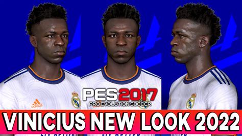 PES 2017 VINICIUS JR NEW FACE HAIRSTYLE YouTube