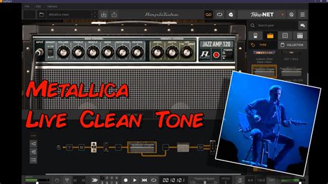 Metallica Live Clean Guitar Tone Amplitube 5 Youtube