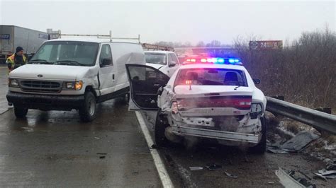 Indiana State Police Trooper Suffers Minor Injuries In Crash Fox 59