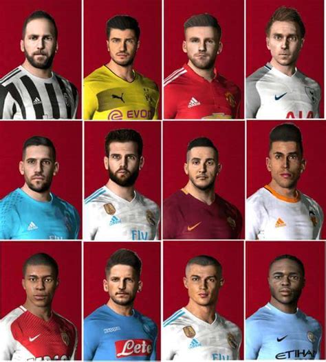 مگا فیس پک First توسط EsLaM برای PES 2017