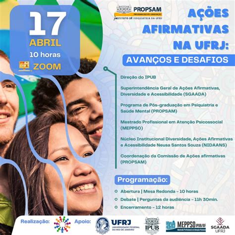 AÇÕES AFIRMATIVAS NA UFRJ AVANÇOS E DESAFIOS Programa de Pós