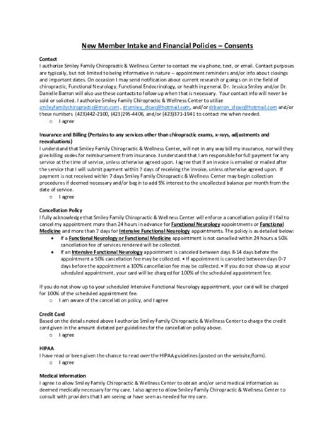 Fillable Online Policy Statements And Acceptance Form Fax Email Print