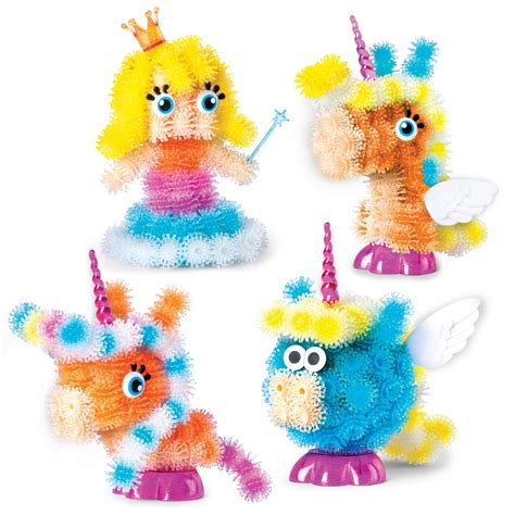 Spin Master - Bunchems Glow’n The Dark Unicorn Pack W/200 Bunchems