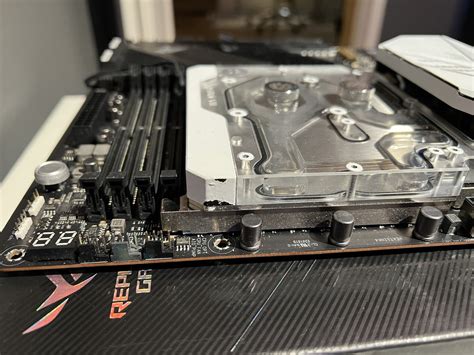 Usa Ny H 5950x Asus X570 Dark Hero Modded With Custom Armor And Ekwb Monoblock Corsair