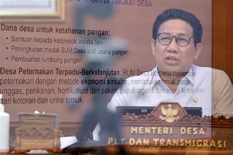 Mendes Pdtt Gus Halim Targetkan Satu Desa Ada Satu Pendamping Sinar Jabar