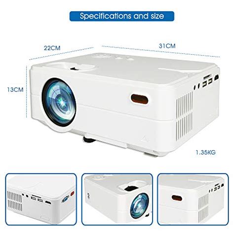 Mini Projector Portable Movie Projector Smartphone Video Projector