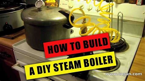 How To Build A Diy Steam Boiler Youtube