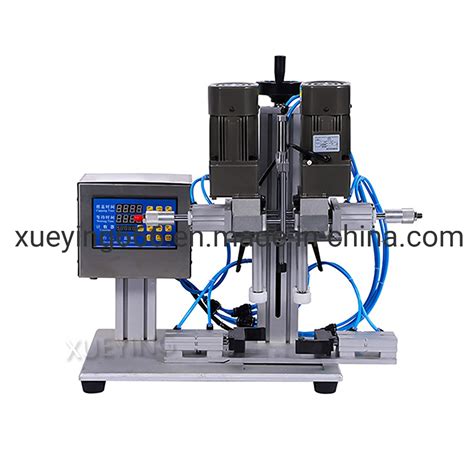 Xy Desktop Pneumatic Semi Automatic Capping Screwing Machines For