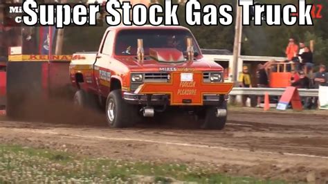 Super Stock Gas Truck Class At TTPA Truck Pulls In Port Hope MI 2018