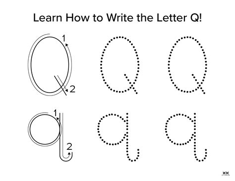 Letter Q Worksheets - 50 FREE Printables | Printabulls