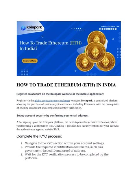 Ppt How To Trade Ethereum Eth In India Powerpoint Presentation