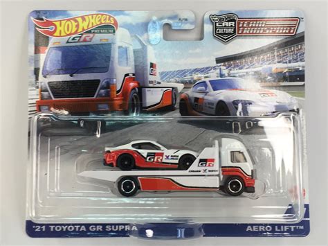 Toyota Gr Supra Aero Lift Hot Wheels Team Transport Aukro