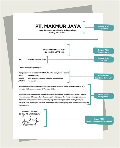 Mengenal Surat Keterangan Kerja Beserta Manfaatnya Zemangat Hot Sex Picture