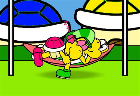 Kylie Koopa Takes A Nap On Koopa Troopa By Sandi130201 On Deviantart