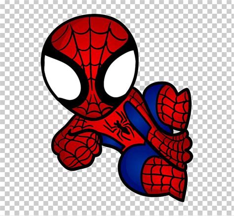 Spider Man Captain America Superhero Chibi Drawing Png Clipart Area