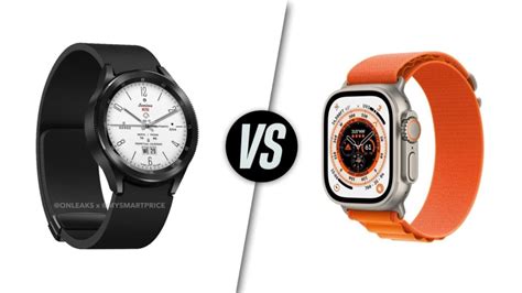 So S Nh Samsung Galaxy Watch Classic Vs Apple Watch Ultra