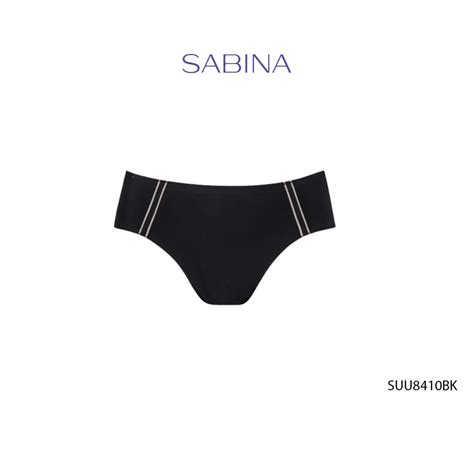 Sabina size M กางเกงชนใน Seamless ทรง Bikini รน Pretty Perfect รหส SUU8410BK สดำ