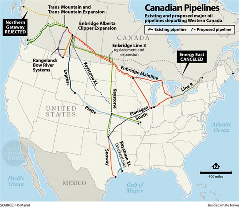 Oil And Gas Pipeline Map