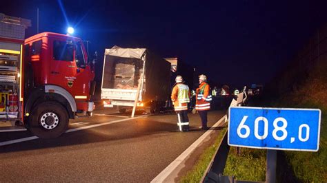 FOTOS Sinsheim Tödlicher Unfall auf A6 32 Jähriger stirbt an