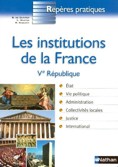 Les institutions de la france reperes pratiques n07 broché