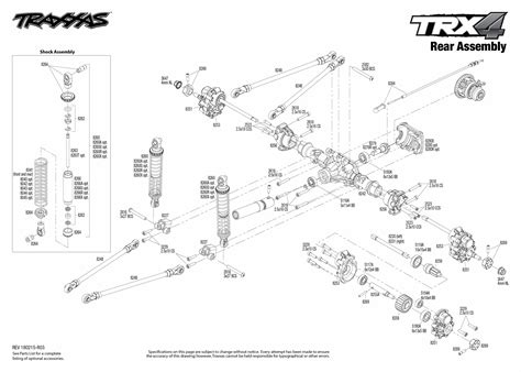 Exploded View Traxxas Trx 4 Ford Bronco 110 Tqi Rtr Rear Part Astra