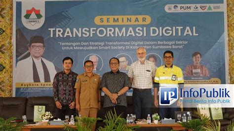 InfoPublik Seminar Transformasi Digital Undova Kominfo Sumbawa Barat