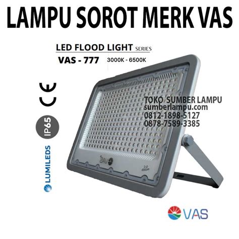 Jual Lampu Sorot Merk Vas 10w 200w Lumileds Ip65 Sumber Lampu