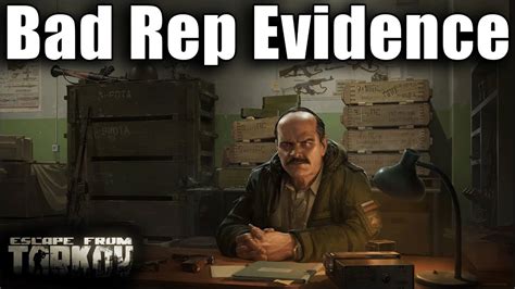 TASK GUIDE Prapor Bad Rep Evidence Escape From Tarkov YouTube