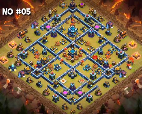 The Best Th13 War Trophy Farming Base Layouts May 2023 Allclash Artofit