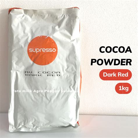 Jual Cocoa Powder Dark Red Supresso Kg Bubuk Coklat Pure Chocolate