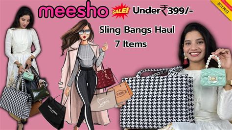 Meesho Sling Bags Haul Hand Bags Sling Bags All Under Rs 400