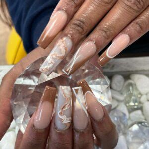 Mesmerizing Nude Marble Nails Designs To Impress Nail Designs Daily