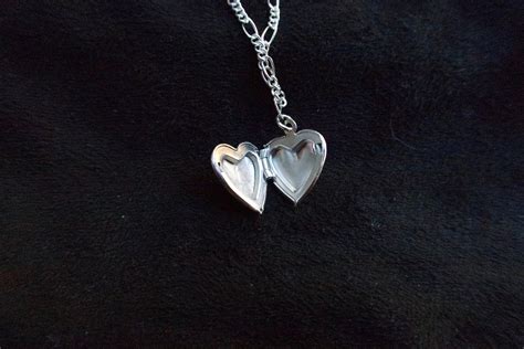 Silver Heart Locket - Etsy