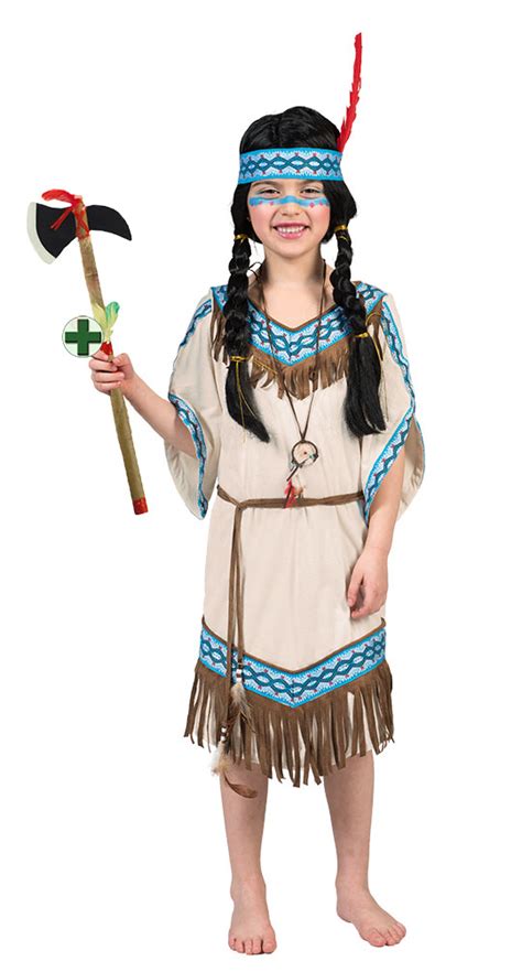 Indianer Kost M Pocahontas M Dchen Mit Tomahawk