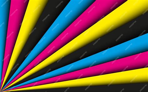 Premium Vector Cmyk Abstract Background Vector Illustration Of Four