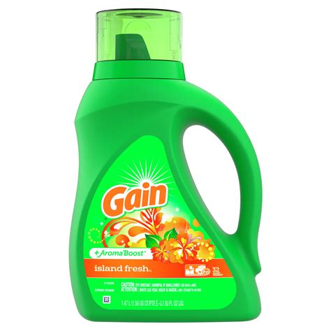 Gain Island Fresh He 32 Loads Liquid Laundry Detergent 50 Fl Oz