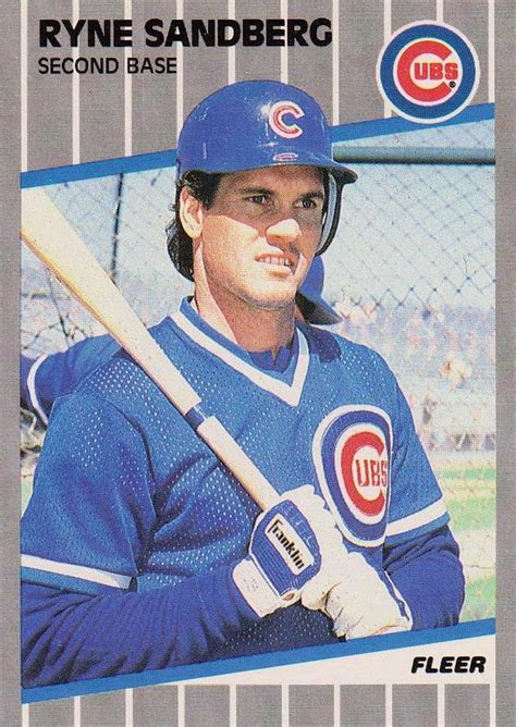 Fleer Ryne Sandberg Trading Card Database