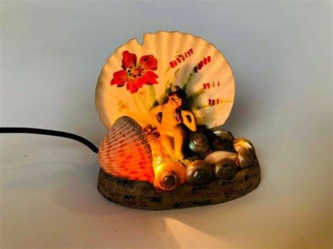 Rare S Risque Hand Painted Shell Nude Woman Birth Of Venus Etsy Painted Shells Hand